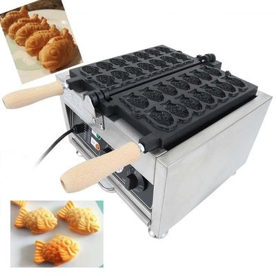 14PCS Японская рыбная форма Тайяки производитель электрический мини вафли конусовый пекарня для 220В