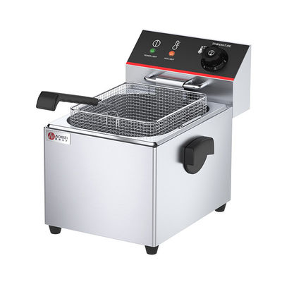 Коммерческое кухонное оборудование Электрическая Fryer Machine с производительностью в 265x410x290mm Размер