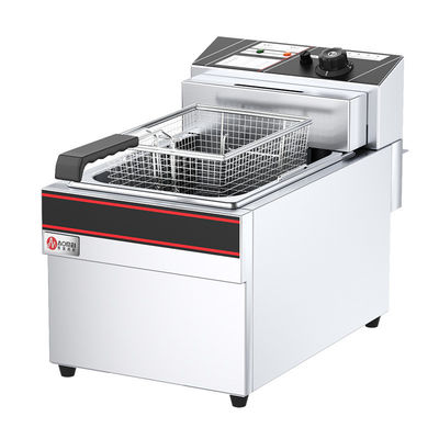 Коммерческое кухонное оборудование Электрическая Fryer Machine с производительностью в 265x410x290mm Размер