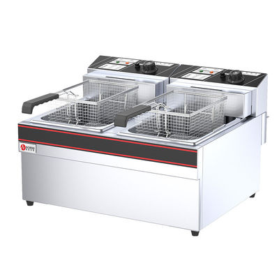 Коммерческое кухонное оборудование Электрическая Fryer Machine с производительностью в 265x410x290mm Размер