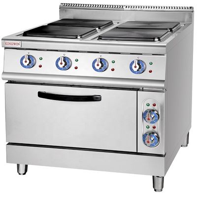 380V-415V напряжение электрический коммерческий кулинарный ассортимент с квадратной горячей тарелкой и печью
