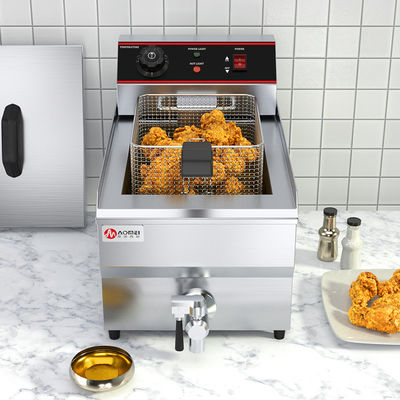 Нержавеющая сталь Электрическая картофельная чипсы Fryer Machine с контролем температуры и крышка 13L