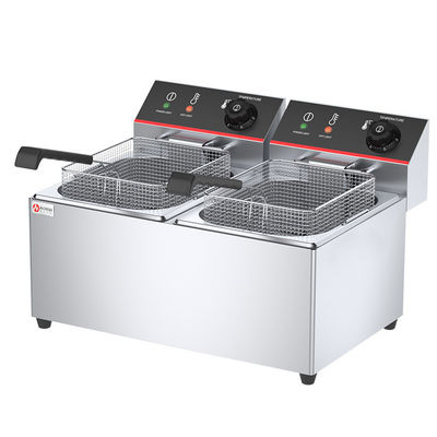 Поддержка OEM 6L 6L электрических фритюр для мультифункциональной продовольственной жарки в коммерческих кухнях