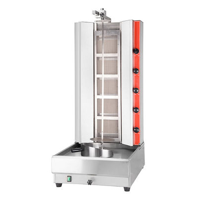 Газовая напряженность Нержавеющая сталь Doner Kebab Grill Machine для ресторана Shawarma Тостер