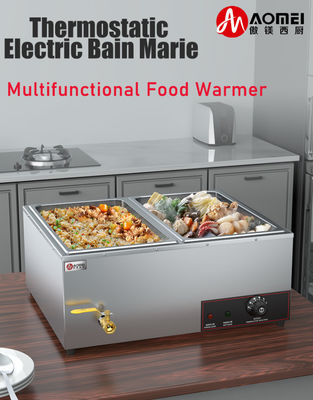 Коммерческий суп из нержавеющей стали Bain Marie Food Warmer для гостиницы Ресторан Буфет