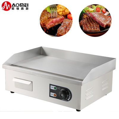 8 мм толщины Нержавеющая сталь Газный Bbq Плоская верхняя плитка Газовая гриль для кухонного оборудования