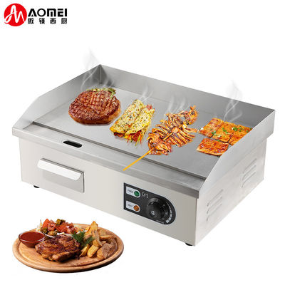 Коммерческое кухонное оборудование из нержавеющей стали Электрический BBQ Griddle/Gill/Hot Plate