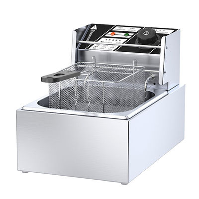 Горячая собака быстрое питание 12L Deep Fryer с 2,5 2,5КВт источник электроэнергии и 2 корзины