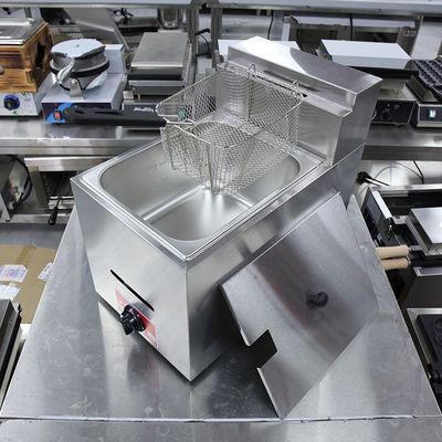 Нержавеющая сталь температурный мини-электрический газовый фритюрник для коммерческого ресторана