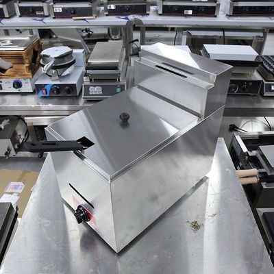 Нержавеющая сталь температурный мини-электрический газовый фритюрник для коммерческого ресторана
