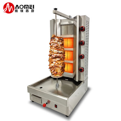 Коммерческая куриная газовая машина для шавармы с 540*650*950 мм размером