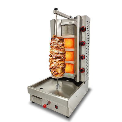 540*650*1050мм Дальний инфракрасный Shawarma Roaster Doner Kebab Grill для коммерческих целей
