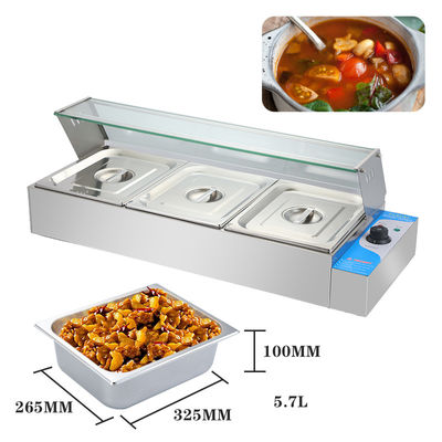 220В из нержавеющей стали на заказ портативный Bain Marie для коммерческого оборудования для питания