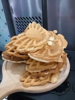 Коммерческий электрический вафли для яиц с крабами и животными Картина 110/220 напряжения