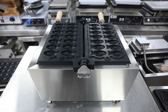 Нержавеющая сталь электрическая машина Тайяки для рыбной формы закуски оборудование 380x380x245 мм