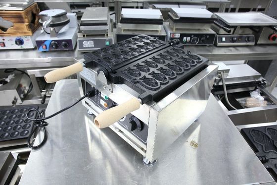 Нержавеющая сталь электрическая машина Тайяки для рыбной формы закуски оборудование 380x380x245 мм