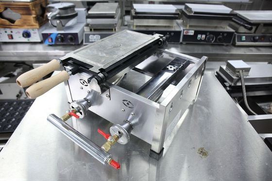 Машина для изготовления тайяки 6 PCS Рыба Тайяки Сжигание сжиженного газа Рыбный вафли 470x380x210 мм