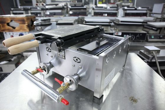 Машина для изготовления тайяки 6 PCS Рыба Тайяки Сжигание сжиженного газа Рыбный вафли 470x380x210 мм