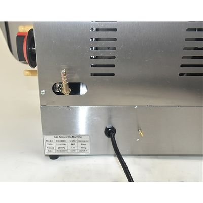 Газовая машина для швармы 2 горелки Куриный пончик кебаб Барбекю Грилл Скиверс Мастер для наружного использования