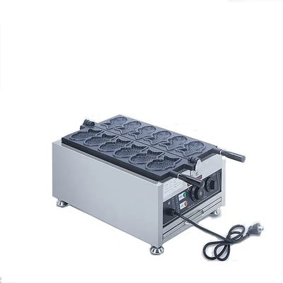 Корейский рыбный торт Коммерческий электрический вафлист Тайяки с 18 кг нержавеющей стали